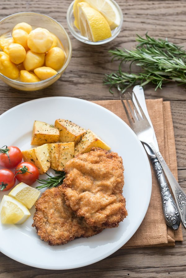 What's the Secret to a Perfectly Crisp German Schnitzel?
