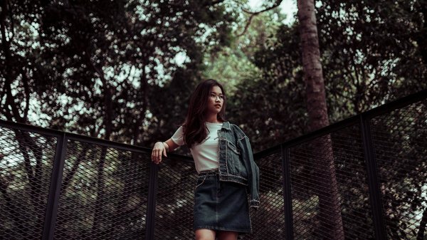 How to Style a Houndstooth Skirt with a Solid Top for a Classic Office Look?